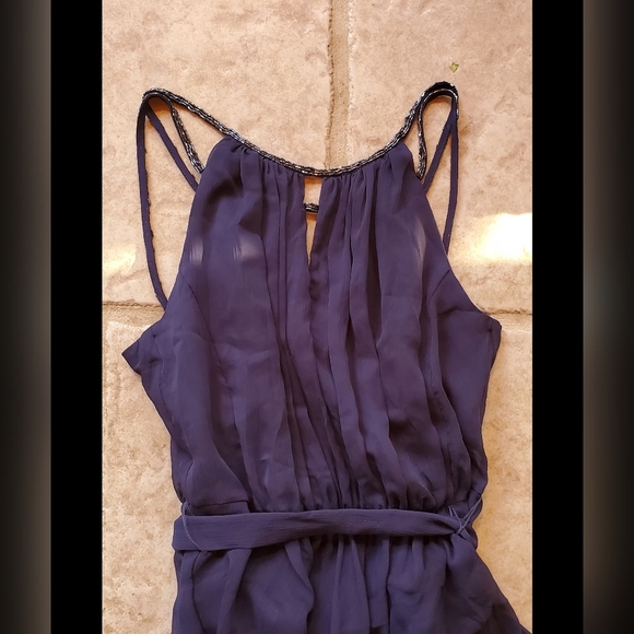David's Bridal Navy Women's Dress size 2 - Picture 4 of 7